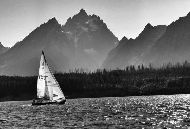 Sailing on Jackson Lake - Grand Teton National Park, Wyoming