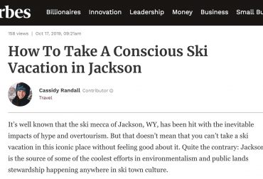 Forbes: Jackson Hole Ski Vacation