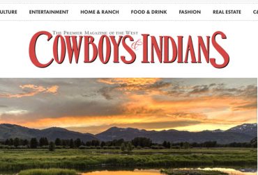 Cody Creek Sanctuary in Jackson Hole featured in Cowboys & Indians magazine